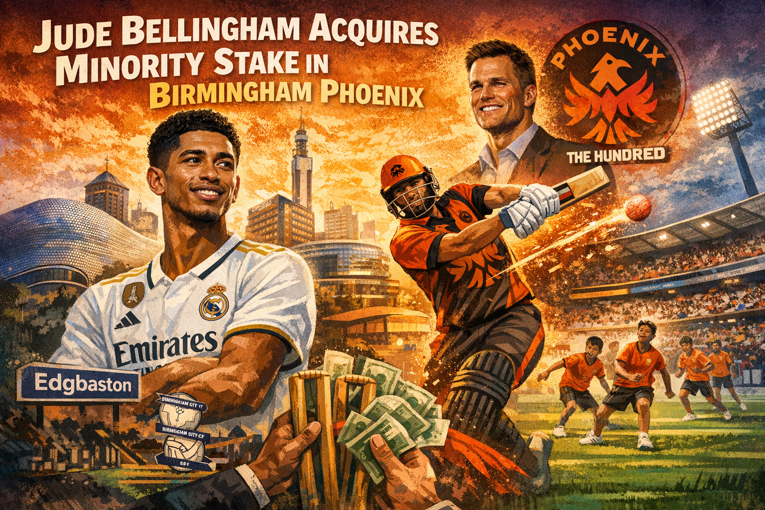Jude Bellingham Acquires Minority Stake in Birmingham Phoenix Cricket Franchise
