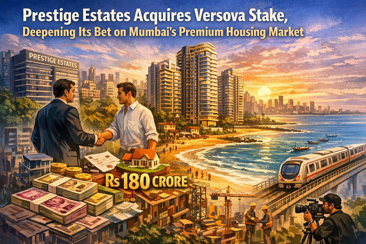 Prestige Estates Acquires Versova Stake, Deepening Its Bet on Mumbai's Premium Housing Market