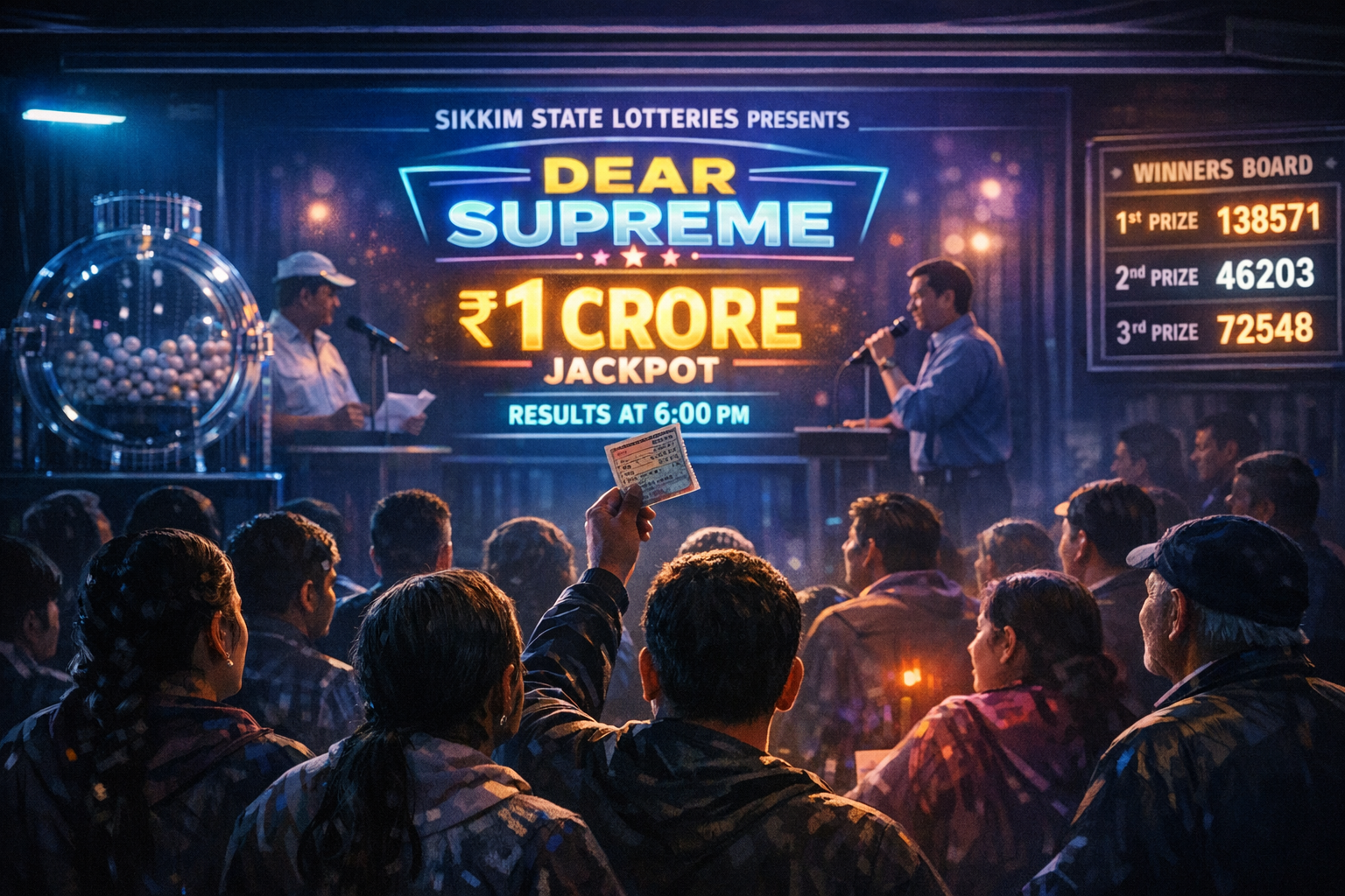 Sikkim Dear Supreme Lottery Draws Crowds with ₹1 Crore Prize and Daily Trust
