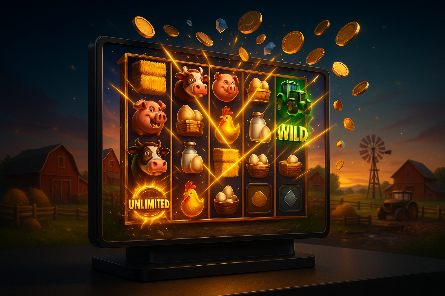 Discover Big Wins and Features at Barnyard Megaways Slot Online